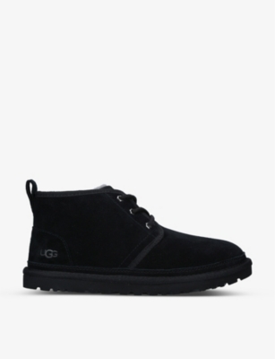 UGG: Neumel logo-debossed suede chukka boots