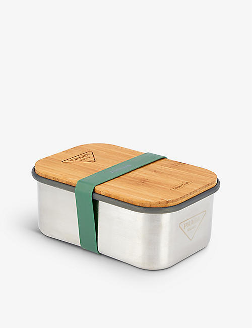 PRADA: Prada x Black+Blum stainless-steel, bamboo and silicone lunch box