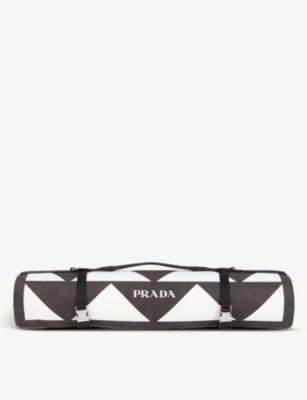 PRADA - Geometric-print rubber yoga mat