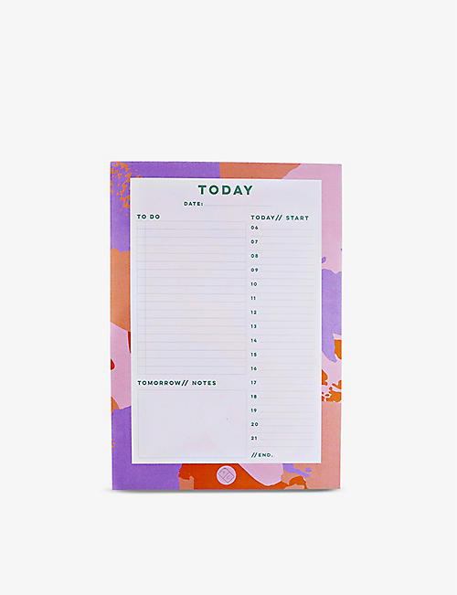 THE COMPLETIST: Palette Knife Daily Planner Pad 21cm x 14.8cm
