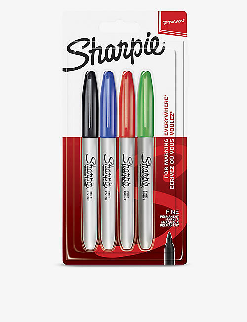 SHARPIE: Permanent ink markers pack of four