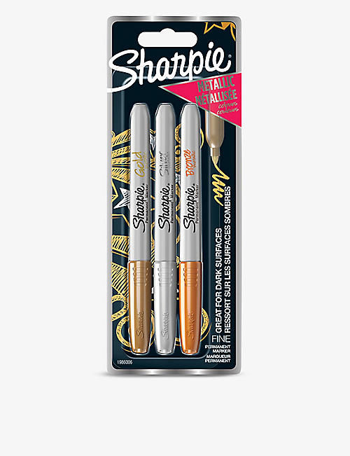 SHARPIE: Permanent metallic ink markers pack of four