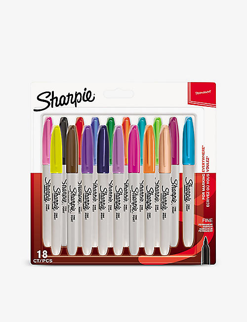 SHARPIE: Permanent ink markers pack of 18