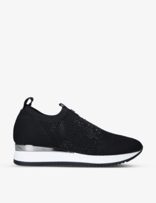 CARVELA: Janeiro embellished knit trainers