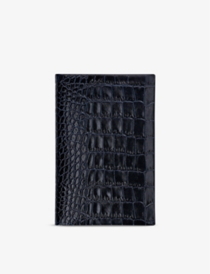 SMYTHSON Chelsea croc-embossed leather notebook 16.7cm x 11.2cm