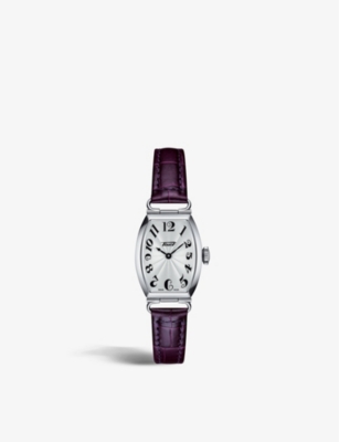 Tissot T128.509.36.032.00 Heritage Porto Stainless Steel And Leather Quartz Watch In Brown
