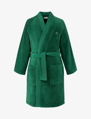 LACOSTE: Defile organic cotton bathrobe