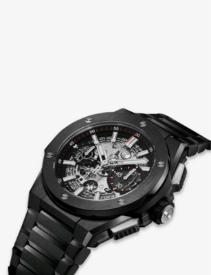 Shop Hublot Men's Black 451.cx.1170.cx Big Bang Integral Ceramic Automatic Watch