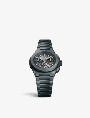 Shop Hublot Men's Grey 451.fx.6923.fx Big Bang Integral Ceramic Automatic Watch