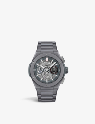 Hublot 451.fx.6923.fx Big Bang Integral Ceramic Automatic Watch In Grey