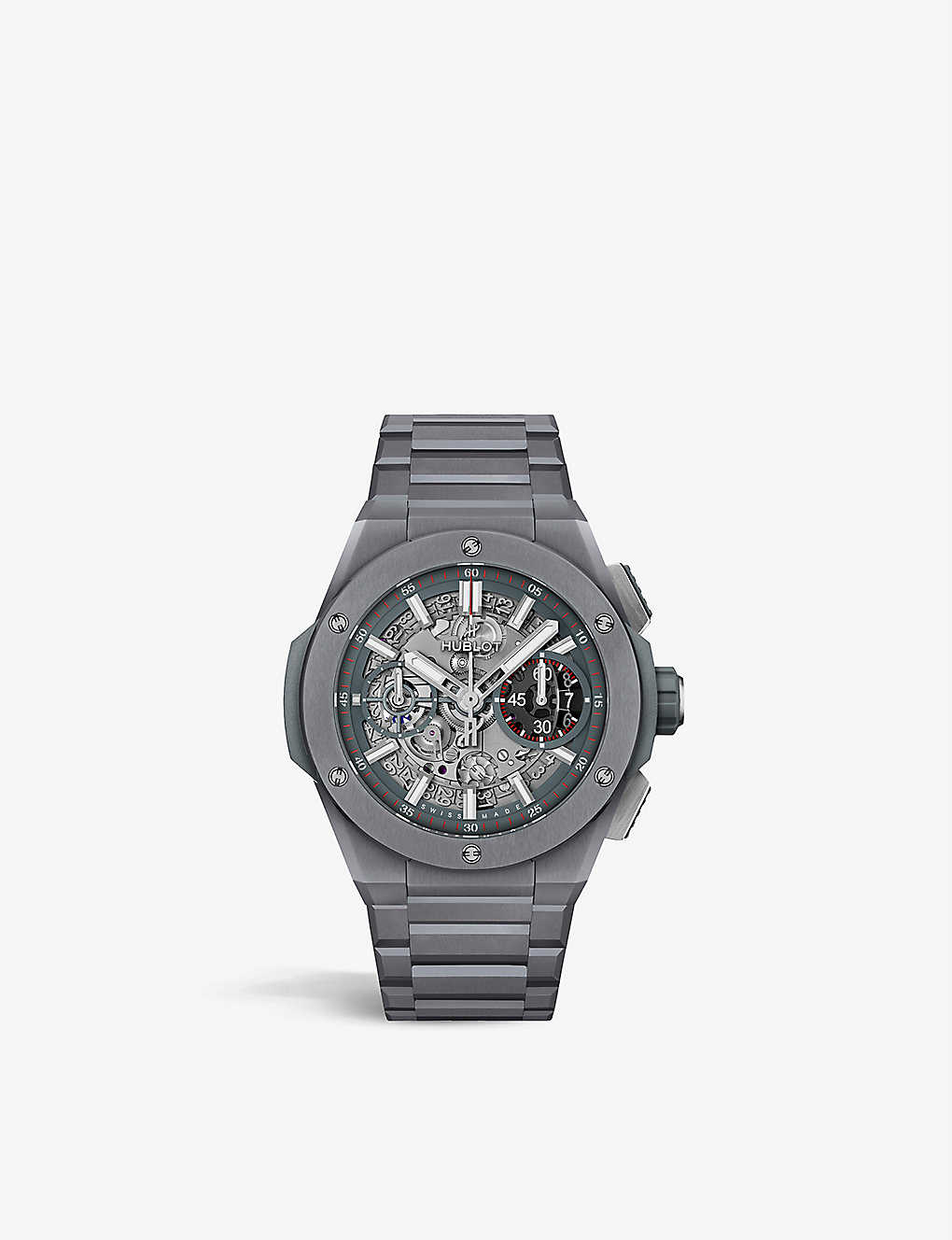 Hublot 451.fx.6923.fx Big Bang Integral Ceramic Automatic Watch In Grey