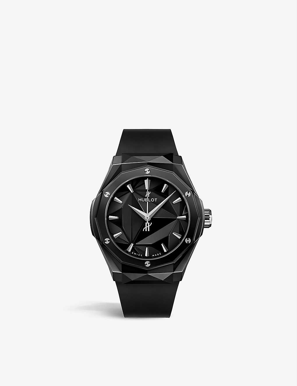 Shop Hublot Men's Black 550.es.5100.rx.orl21 Classic Fusion Orlinski Ceramic Automatic Watch