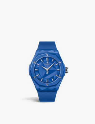 Shop Hublot Men's Blue 550.es.5100.rx.orl21 Classic Fusion Orlinski