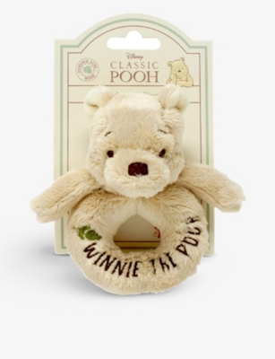 WINNIE THE POOH: Hundred Acre Wood Classic Pooh signature ring rattle 14cm