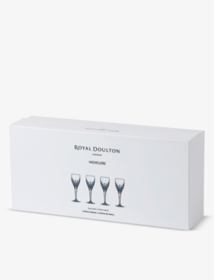 Shop Royal Doulton Highclere Crystal Wine Goblet Set Of Four
