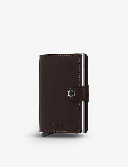 SECRID: Orginal Miniwallet logo-embossed leather wallet