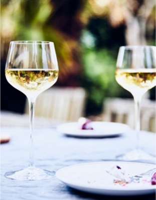 Shop Waterford Elegance Crystal Dessert Wine Glasses Set Of Two