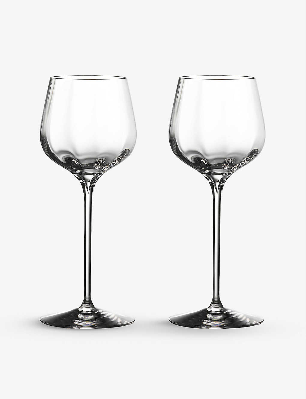 Waterford Elegance Optic Dessert Wine Glass, Set Of 2