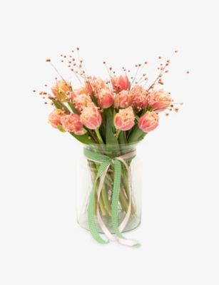 YOUR LONDON FLORIST: Turn to You mixed dried and fresh bouquet with vase