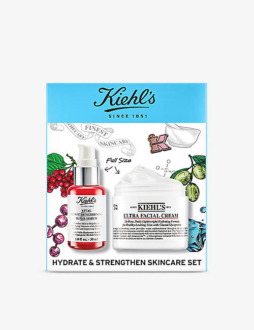 KIEHL'S: Hydrate & Strengthen Skincare set worth £90