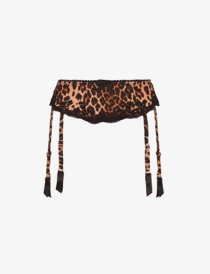 Agent Provocateur Womens Black Molly Leopard-print High-rise