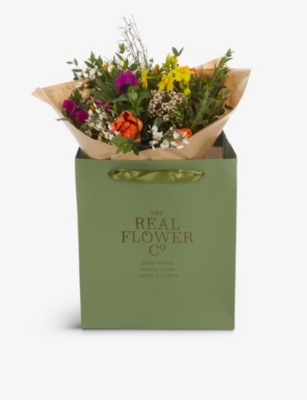 THE REAL FLOWER COMPANY: Mothers Day Spring Garden scented small bouquet