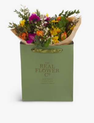 THE REAL FLOWER COMPANY: Mothers Day Spring Garden medium bouquet