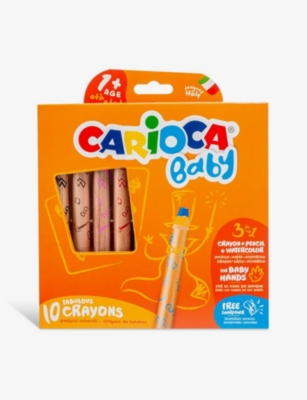 CARIOCA: Baby 3 in 1 crayons set of 10