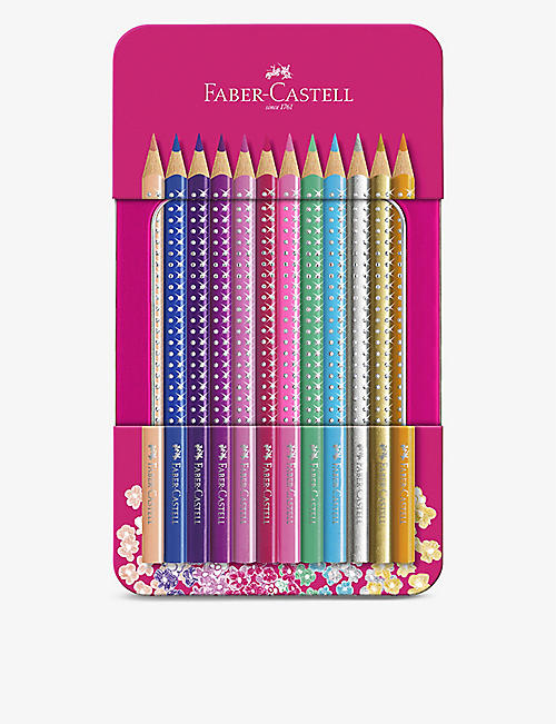 FABER CASTELL: Sparkle colour pencil tin set of 12