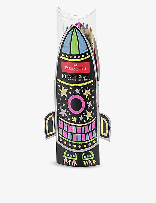 FABER CASTELL: Rocket Colour Grip pencils set of 10