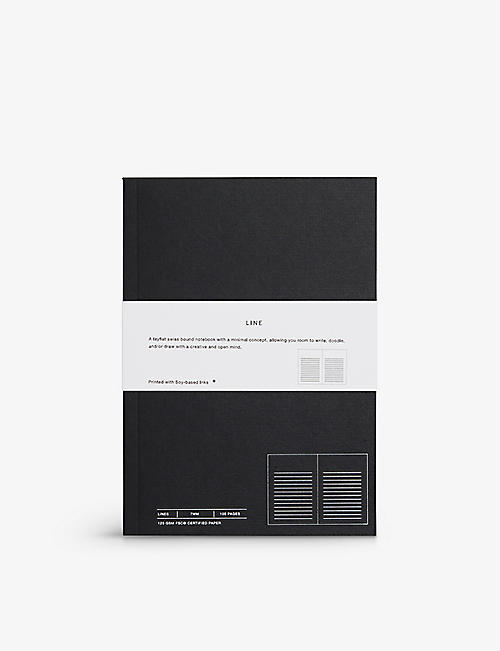 BEFORE BREAKFAST: Layflat swiss bound lined notebook 18.8cm x 13.4cm