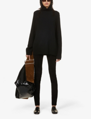 Joseph Black Long-length Leggings In Black