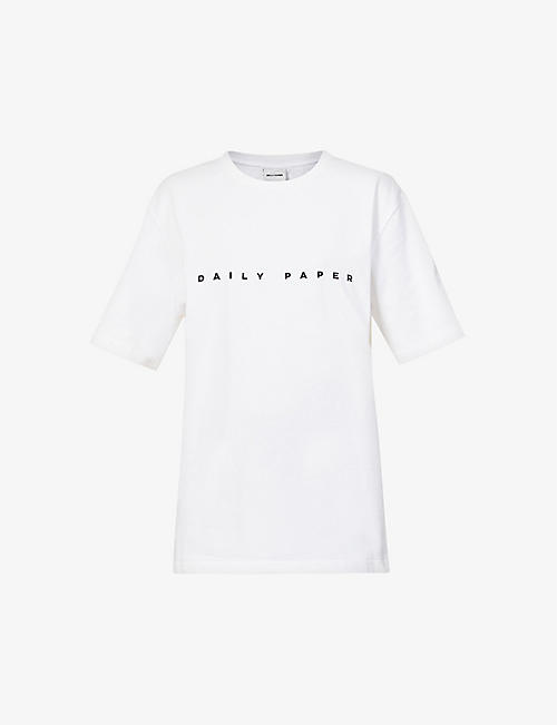 DAILY PAPER: Alias logo-embroidered cotton-jersey T-shirt