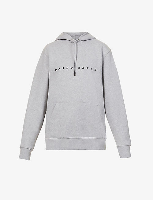 DAILY PAPER: Elias logo-embroidered cotton-jersey hoody