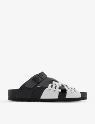 BIRKENSTOCK X CSM TALLAHASSEE ARCHIVE RE-ISSUE STYLE GRAINED-LEATHER SANDALS,R03748479