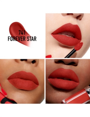 Dior Rouge  Forever Liquid Lipstick 6ml In 741 Forever Star