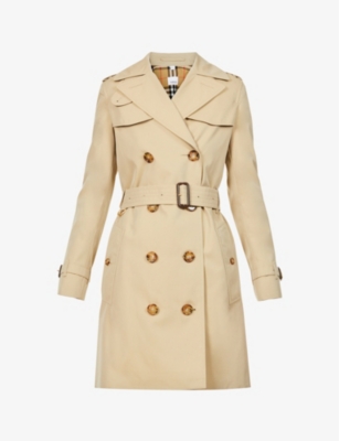 BURBERRY Islington cotton trench coat Selfridges