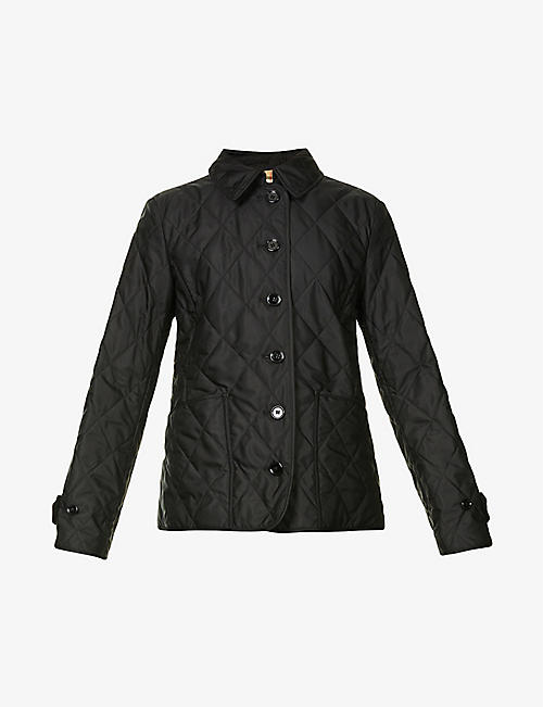 BURBERRY: Fernleigh quilted woven jacket