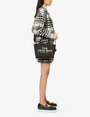 Marc Jacobs Shopper The Large Black Canvas Tote In Black