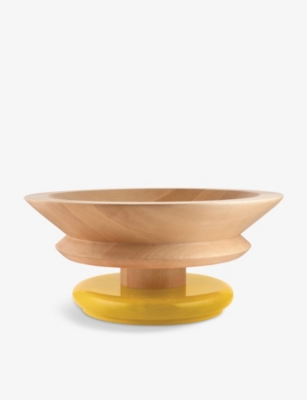 ALESSI: ES15 limewood centrepiece 14cm