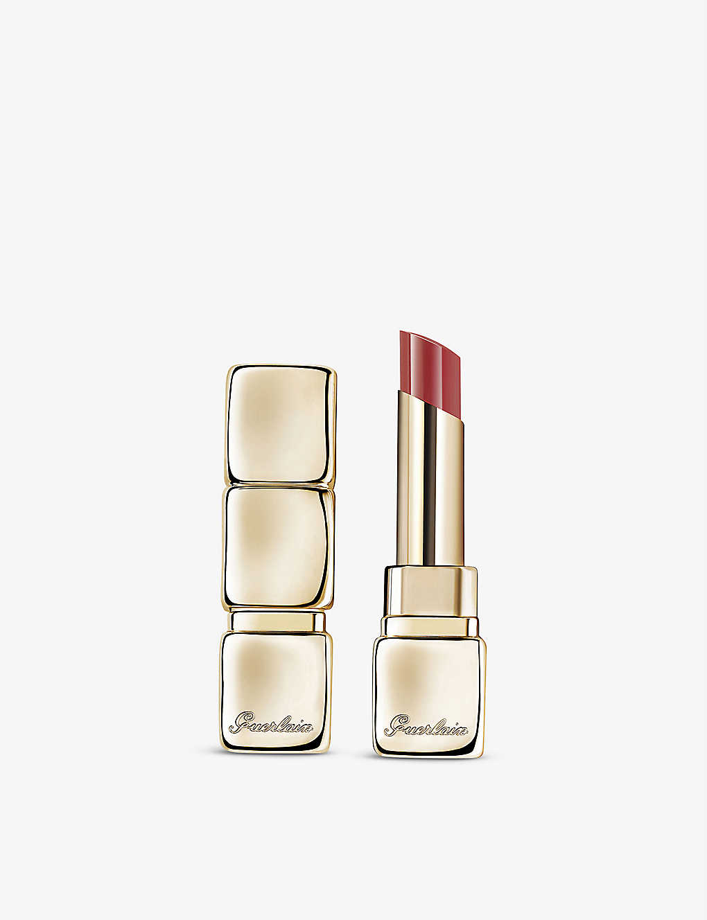 Guerlain Kisskiss Shine Bloom Lipstick 3.2g In 229 Petal Blush