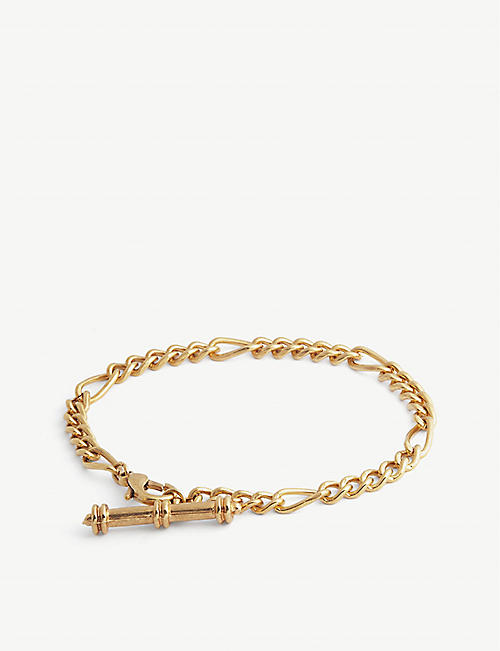 SUSAN CAPLAN: Pre-Loved 1990s 22ct gold-plated bracelet