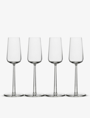 Iittala Essence Glass Champagne Flute Set Of Four