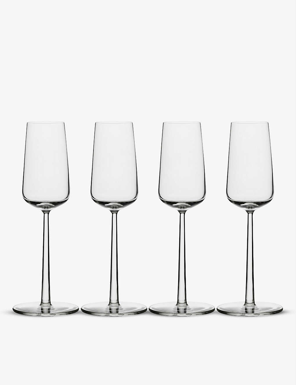 Iittala Essence Glass Champagne Flute Set Of Four