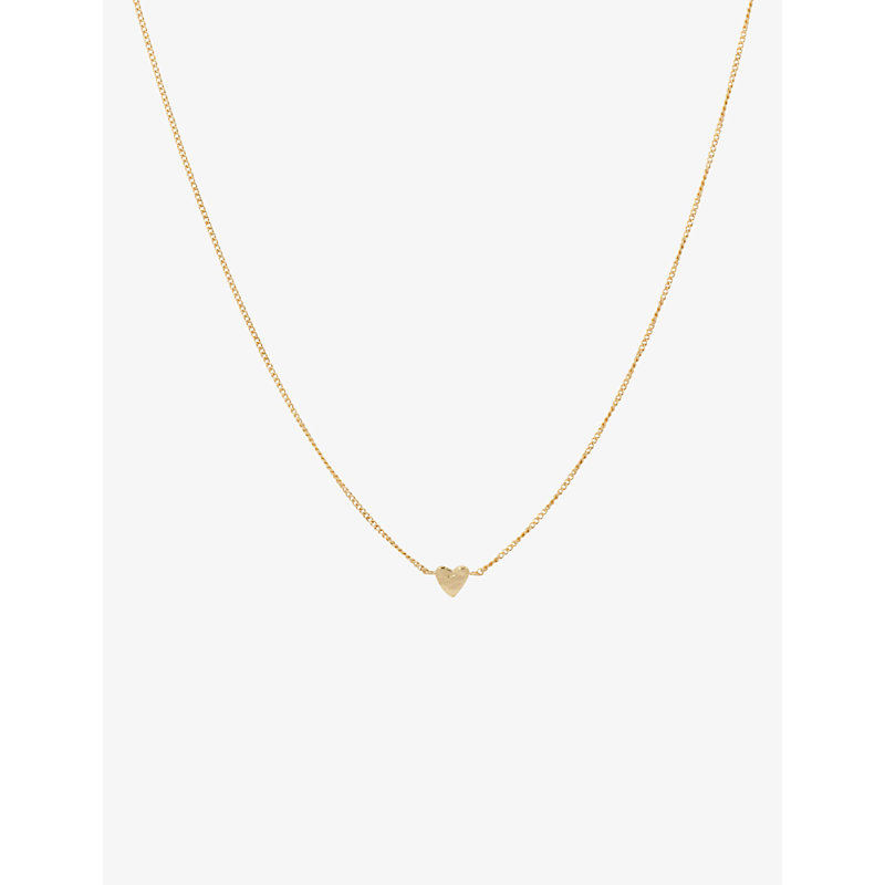 Anna + Nina Te Quiero 14ct Yellow Gold-plated Sterling Silver Necklace