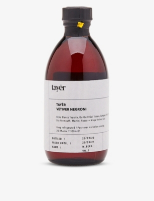 READY TO DRINK: Tayēr Vetiver Negroni pre-made cocktail 300ml