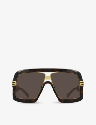 GUCCI: GG0900S square-frame acetate sunglasses