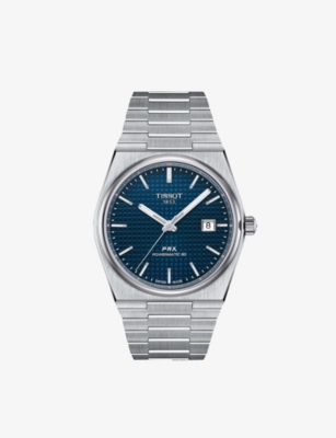 TISSOT: T1374071104100 PRX stainless-steel automatic watch