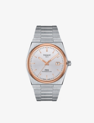 TISSOT: T1374072103100 PRX stainless-steel automatic watch