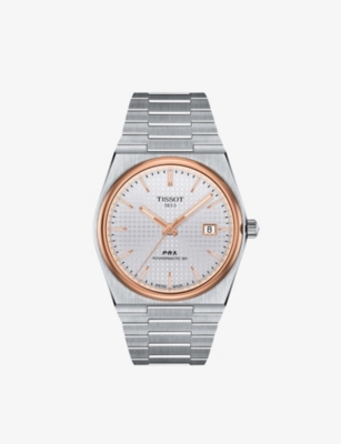 Tissot T-classic Prx Powermatic 80 Automatic Mens Watch T137.407.21.031.00 In Silver
